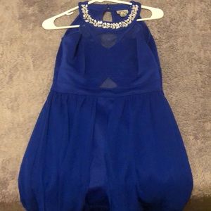 romper with long mesh ending